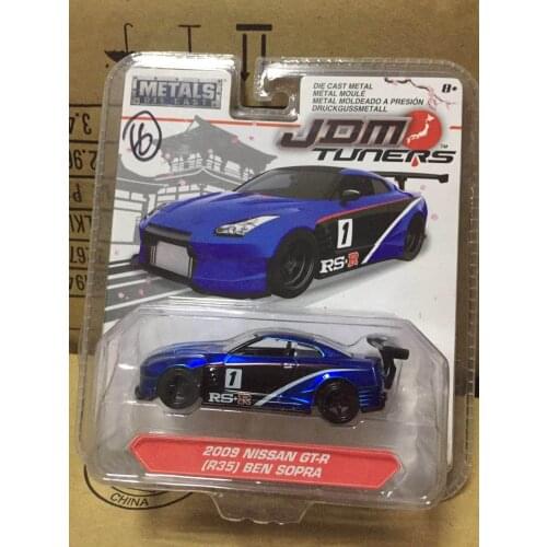 Ja da 1:64 2009 Niss an GT-R R35 JDM Tuners alloy toy car toys for children diecast model car Birthday gift