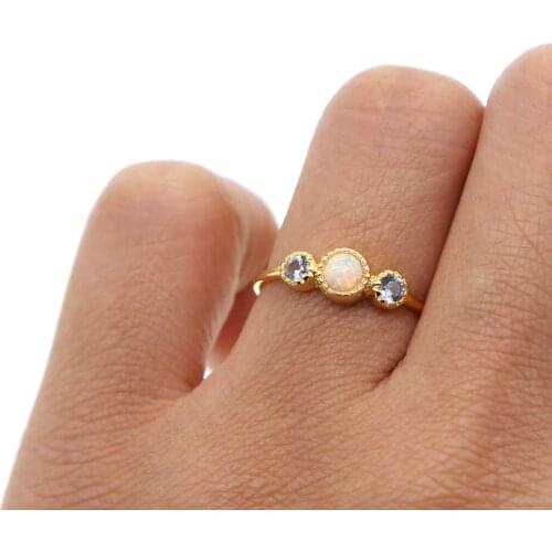 Round Fashion AAA cubic zirconia round stones ring ,shinning delicate copper base thin band ring for women gold colorr size6 7 8
