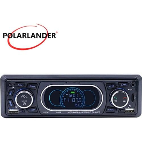 Hot Selling 1 Din Car Radio Audio Stereo SWM 8809 MP3 Player 12V Bluetooth SD TD Card Remote Control Vehicle USB AUX FM