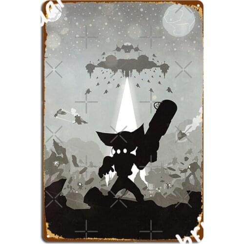 Ratchet And Clank Showdown Metal Sign Mural Painting Party Designing Club Home Tin Sign Poster