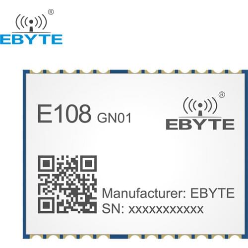 E108-GN01 Multi-Mode Satellite Positioning Module D-GNSS A-GNSS BDS/GPS/GLONASS/GALILEO/QZSS/SBAS GPIO NMEA0183 V4.1 Pending SMT