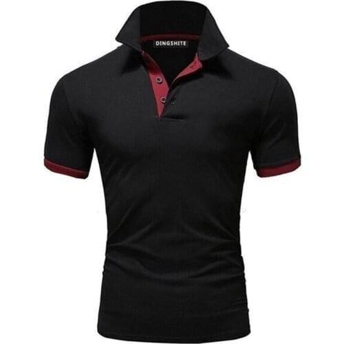 2021 summer new mens polo shirt fashion casual business short-sleeved T-shirt mens classic unisex outdoor T-shirt