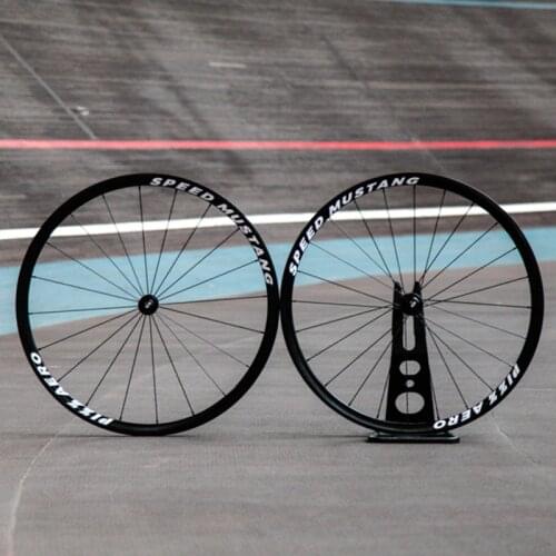 PIZZ AERO 700c 1570g Aluminum Alloy Track Fixie Bike Wheels Fixed Gear Wheelset Single Speed High Strength Racing Wheels 20-24H