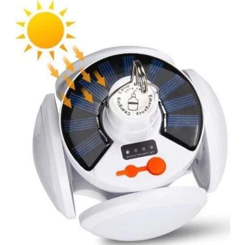 Solar LED Bulb Light Rechargeable Wireless Outdoor Emergency Lamp Plug/solar Charging Energy Saving Waterproof Night Market Lamp