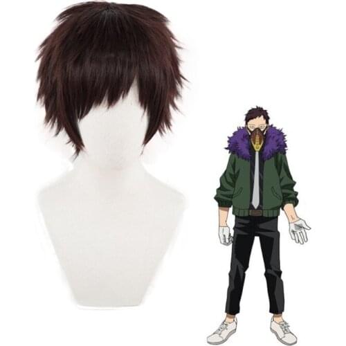 My Boku No Hero Academia Overhaul Chisaki Kai Brown Cosplay Heat Resistant Synthetic Hair Carnival Halloween Party + Wig Cap