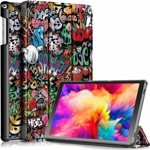 Tri-folded Magnetic Cover Case For Prestigio Grace 4991 4891 4791 4G (10.1") Tablet PC Slim Funda Hard Back Shell
