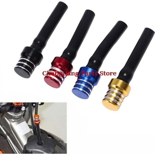 Motorcycle Atv Pit Pressure Reducing Ventilation Bikes Accessory Gas Fuel Cap Valve Aluminum Alloy Vent Breather Pipe Hose Tube