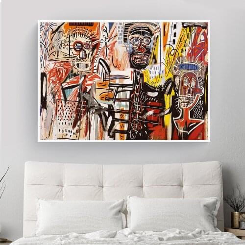 Street Art Poster Graffiti Wall Paintings Abstract Canvas Picture for Living Room Picasso Style Wallpaper for Home Room Design
