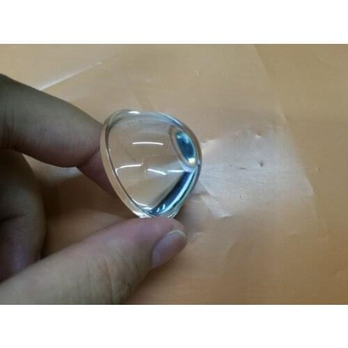1PC Diameter 38mm Optical Glass Aspheric LED Focal Length 14mm Plano Convex Lens
