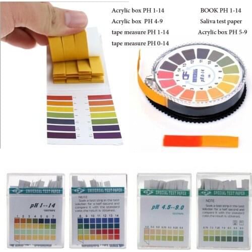100 pcs PH Indicator Test Strips 4.5-9 Paper Litmus Tester Laboratory Urine & Saliva