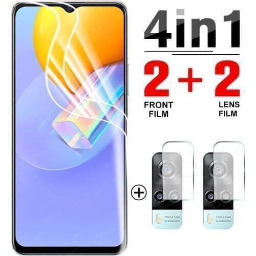 4-in-1 Hydrogel Film for Vivo Y31 Y51 Screen Protector Protective film For Vivo Y1s Y72 5G Y 31 51 72 1s safety not glass