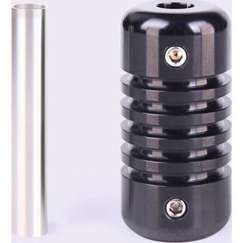 New 25MM Aluminum Alloy Cartridge Tattoo Grips Tattoo Tube for Cartridge Needle Tattoo Handle 5pcs