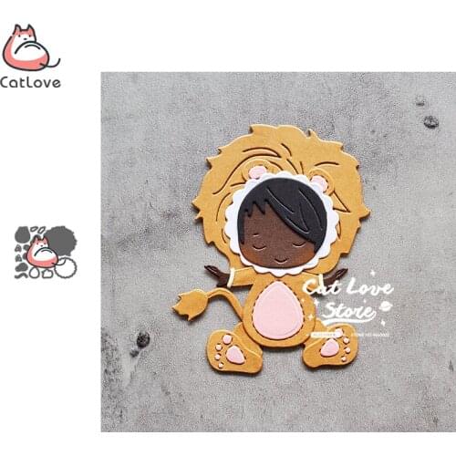 Catlove Lion Baby Animal Metal Cutting Dies Scrapbooking Mold Stencil Die Cuts Card Making DIY Craft Embossing New Dies For 2020
