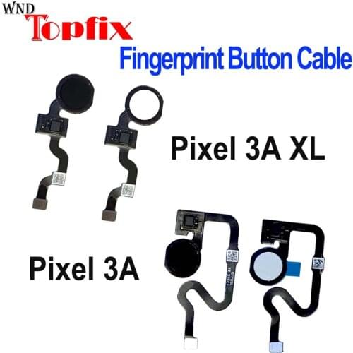 For HTC Google Pixel 3A XL Home Button Fingerprint Ribbon Identification Sensor Flex Cable For Doogle Pixel 3A Home Button