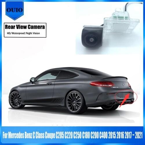 For Mercedes Benz C Class Coupe C205 C220 C250 C180 C200 C400 2015 2016 2017 ~ 2021 HD Rear View Reverse BackUp Parking Camera
