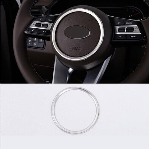 For Kia Optima K5 2016 2017 2018 Car Steering wheel Button frame Cover Trim Stainless steel auto accessories car styling