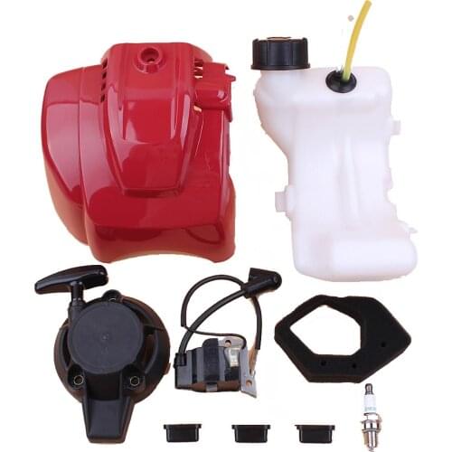 Cylinder Cover Recoil Starter Ignition Coil & Fuel Tank Set For HONDA GX25 25cc 4 Stroke Mini Engine Motor Trimmer Brushcutter