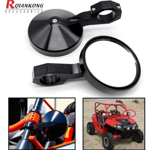 Motorcycle Handlebar End Rearview Side Mirrors Car Accessories Sticker FOR Polaris Ranger and RZR 4and XP 4 P Yamaha Street Bike