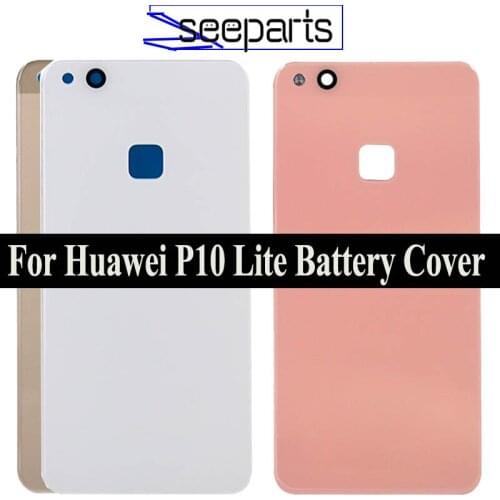 New Cover For Huawei P10 Lite Battery Door Housing Cover Rear Glass Case For 5.2" Huawei P10 lite Battery Cover Replacement Part