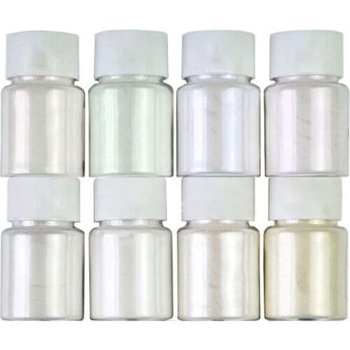 8 Pcs/set Pearlescent Powder Handmade Jewelry Making Filling Material Crystal Mud Pigment DIY Epoxy Filler