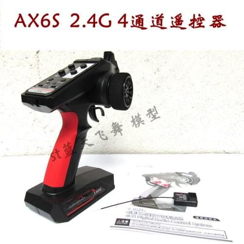SCX10 TRX4 RC Crawler Car RC Boat parts AX6S 4CH 2.4GHz Controller Digital Radio Remote Control Transimitter with Receiver