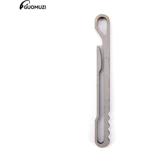 Outdoor Equipment Titanium Alloy EDC Key Ring Belt Clip Quick Draw Keychain Hanging Buckle Bottle Opener Pocket Clip