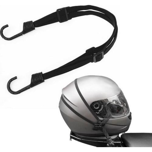 60cm Motocross Accessories Hooks Luggage Retractable Elastic Rope Fixed Strap Universal Motorcycle Helmet Straps Moto Helmet Net