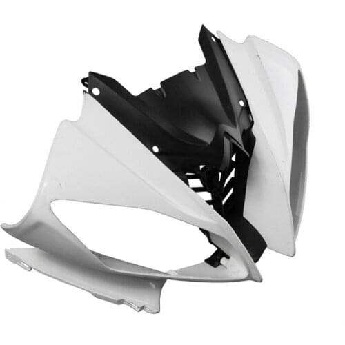 Motorcycle Upper Front Nose Fairing Cowl For Yamaha YZF R6 2008 2009 2010 Injection Mold ABS Plastic Unpainted White