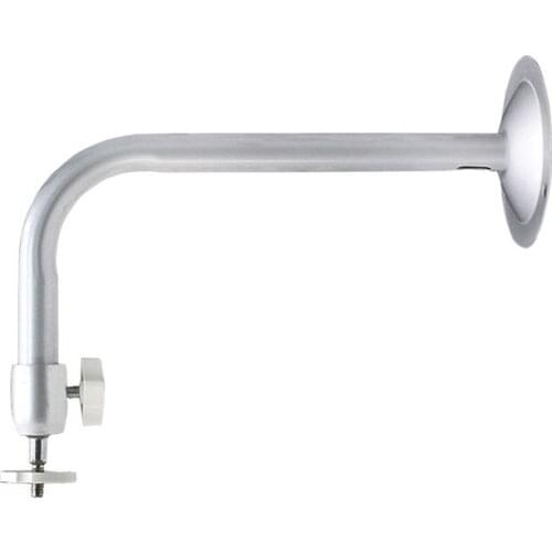 OwlCat Vertical Mount Bracket Bent Wall Mounting Elbow Support for Surveillance Camera Outdoor Waterproof Silver