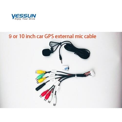 For 3M Length Bluetooth External Microphone Mic with subwoofer For Car GPS DVD Audio Player Multimedia