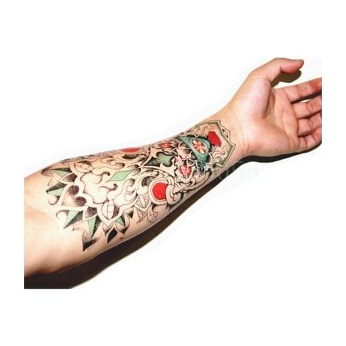 Waterproof Temporary Tattoo Sticker large size Buddhism totem on arm tatto stickers flash tatoo fake tattoos for men women girl