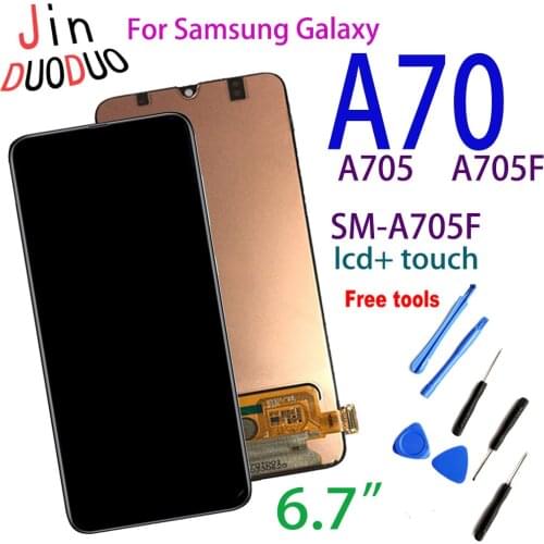 Hight Quality For Samsung Galaxy A70 LCD Display Touch Screen Assembly For Samsung A705 A705F SM-A705F LCD Replacement