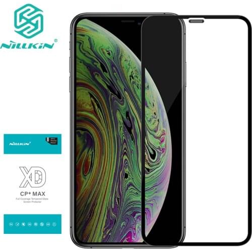 For iPhone XS Max 11 pro max Tempered Glass Nillkin XD MAX Full Cover Screen Protector for iPhone X XR 7 8 anti glare film
