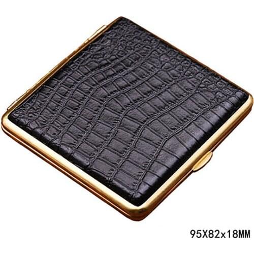 Creative 20 sticks cigarette storage box portable vintage case holder cigarette protector containers for business men gifts HOT