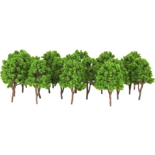 20 Packs 1/160 N Scale Tree Miniatures Model for Sandtable Train Building