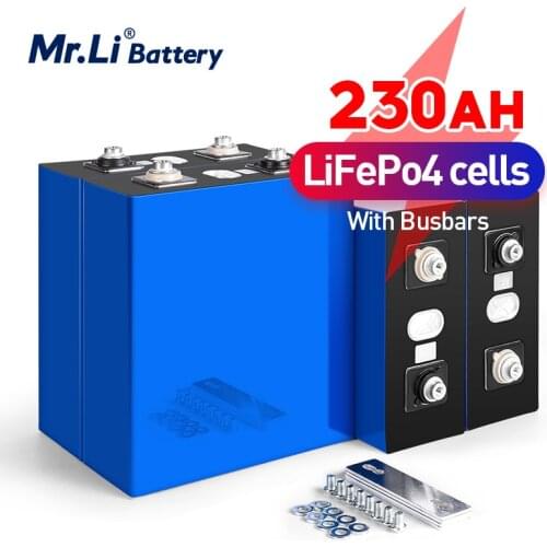 Grade A lifepo4 battery 12v 230ah 24v 230ah lithium cell phosphate With Busbars For RV Back up Power System EU US TAX FREE