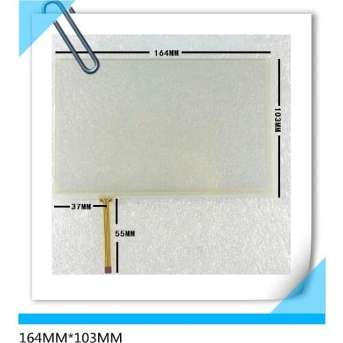 AT070TN83 new 7 inch 164*103 car DVD navigation GPS 4 wire resistance touch screen LCD panel AT070TN84 82 A070VW05