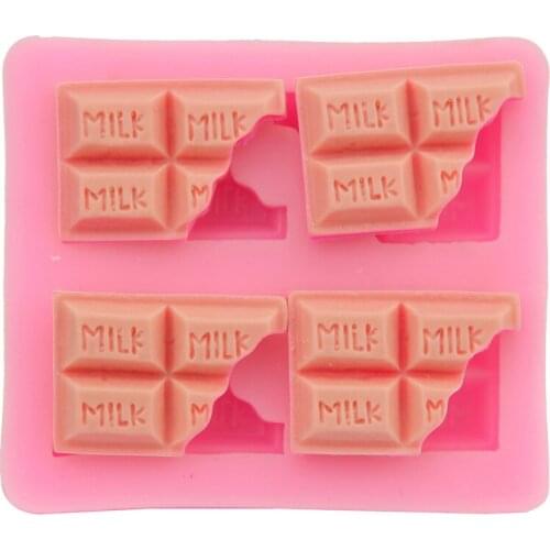 DIY chocolate block fondant silicone cake mold candy chocolate sugarcarft gumpaste mold kitchen tools