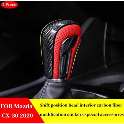 FOR Mazda CX-30 CX30 2020 Car Automatic Gear Shift Knob Lever Shifter Stick Styling Gear Shift Knob Lever Shifter Head