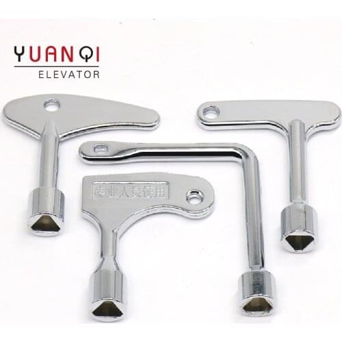 General Elevator Key Hall Door for KONE Triangle Key Train Door Lift Spare Parts