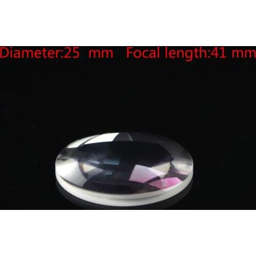 K9 Plano-convex Lens, Focus Imaging D=25mm F=41mm Optical Lens/optical Element/precision Optical Lens