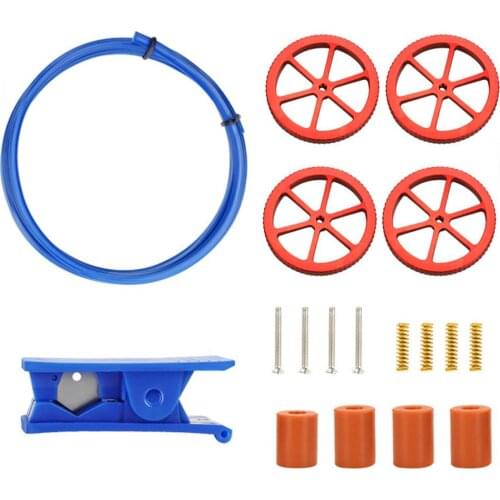 3D Printer Accessories Kit Leveling Nuts Tube PTFE Hot Bed Springs For Creality Ender 3 V2/Ender 3/Ender 3 Pro/Ender 5 Plus/CR10