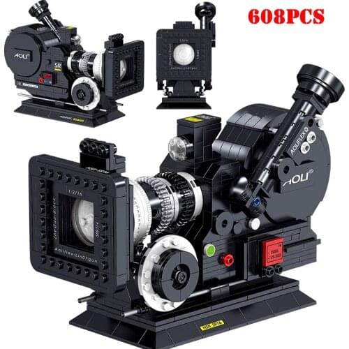 Creative Classic Retro Camera Mini Digital Camera Building Blocks MOC Collecting Toys Camera Bricks Birthday Gifts For Children