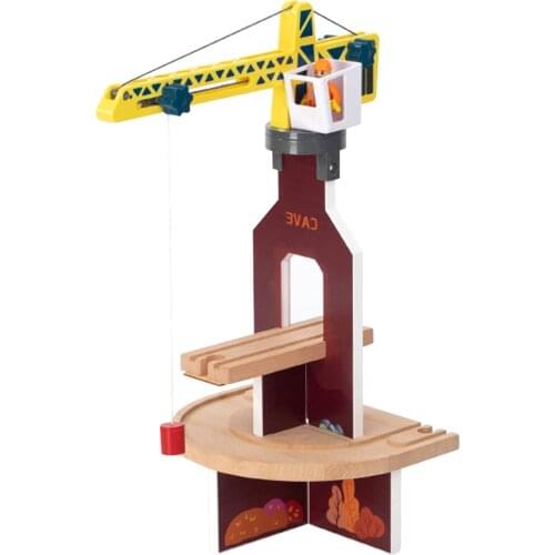 Hilltop Crane Rail Toy Accessories Decorative Props Compatible With Wooden Rail Educational Toys For Children Gifts