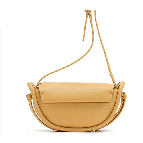 2020 New Fashion Saddle Geniune Leather Lady Shoulder Bag Casual Female Handbag High Quality Crossbody MessengerBag For Women