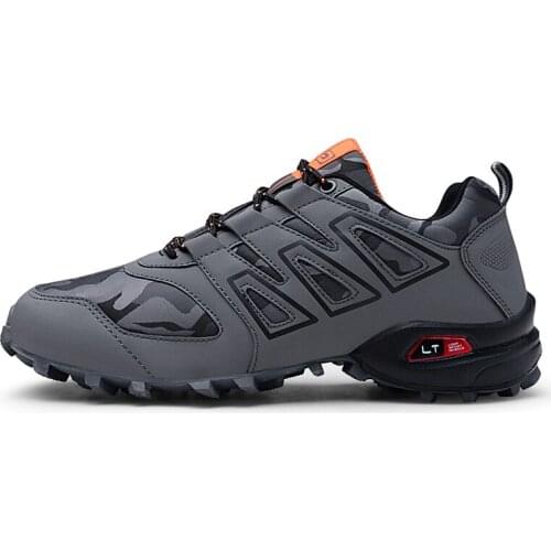 2021 New Cross-Country Non-Slip Men Hiking Shoes Wearable Outdoor Sport Shoes Plus Size 39-47 Climbing Shoes Men Sneakers