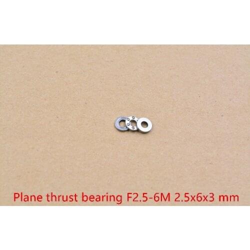 2.5mm bearing 2.5x6x3 F2.5-6M 2.5mmx6mmx3mm axial ball thrust plane 10pcs