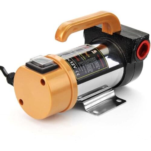 12V 260W 50L/Min Car Engine Portable Electric Fuel Diesel Pump Oil Transfer Pump Self Priming Refueling Pump
