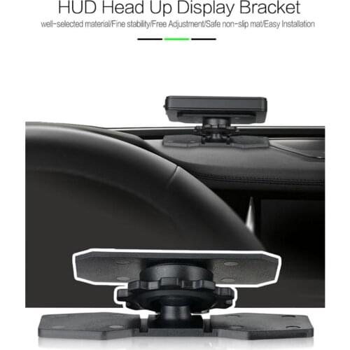 Adjustable Car Dashboard GPS Holder HUD Head Up Display Cell Phone Bracket Practical