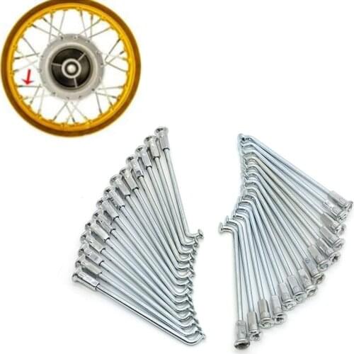 For HONDA XR50 1992-2003 CRF50 2004-2020 28x 10" Rear Tire Spoke w/ Nipples Set Rear wheel Spoke